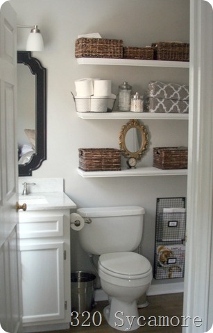 Bathroom Sinks  Small Spaces on Small Bathroom Storage