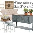 As seen in Martha Stewart Living… The setting is Provence, France, where the backdrop pops with color and the dramatic scenery takes your breath away.  Looking out onto sloping vineyards...