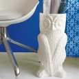 Any time I imagine decorating with Owls I picture my Grandmother’s brown-glass ashtray (shaped as an owl, of course) that sat on the end table next to her rocking chair....