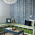 Looking for a way to store all of the loot that Santa (and the grandparents!) left for the kids over the holidays? Here are some design ideas for the playroom...