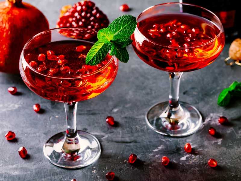 Pomegranate martini