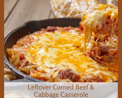 Leftover Corned Beef and Cabbage Casserole