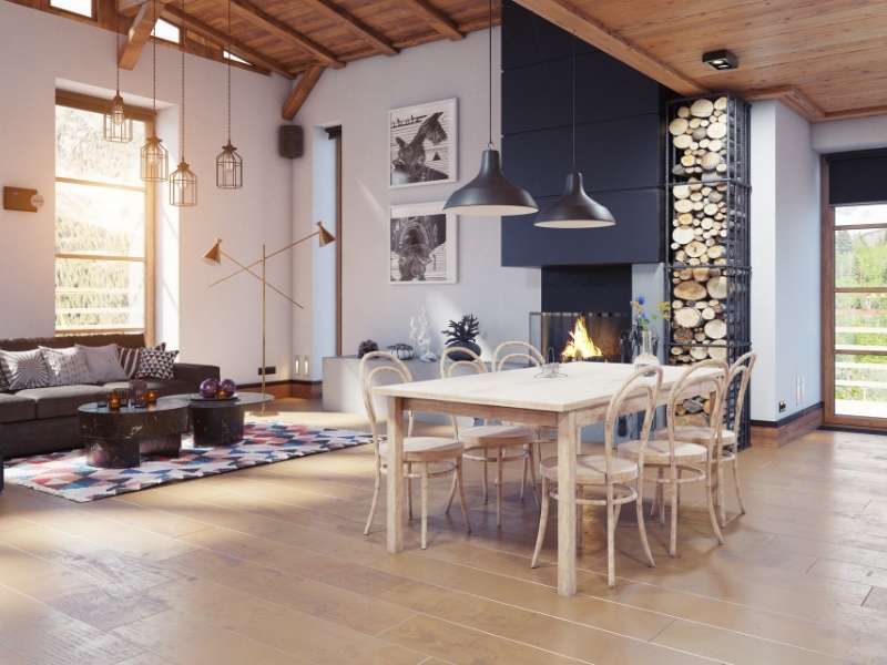 Hardwood Flooring on the Ceiling