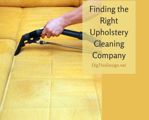 Finding the Right Upholstery Cleaning Company