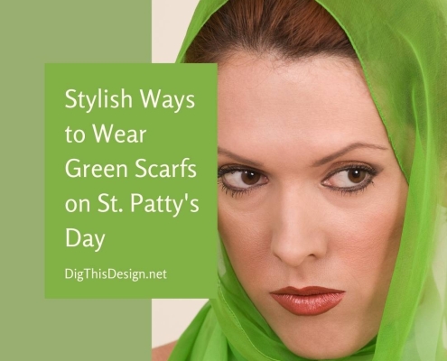 Stylish Ways to Wear Green Scarfs on St. Patty's Day