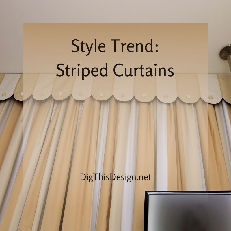 Style Trend Striped Curtains