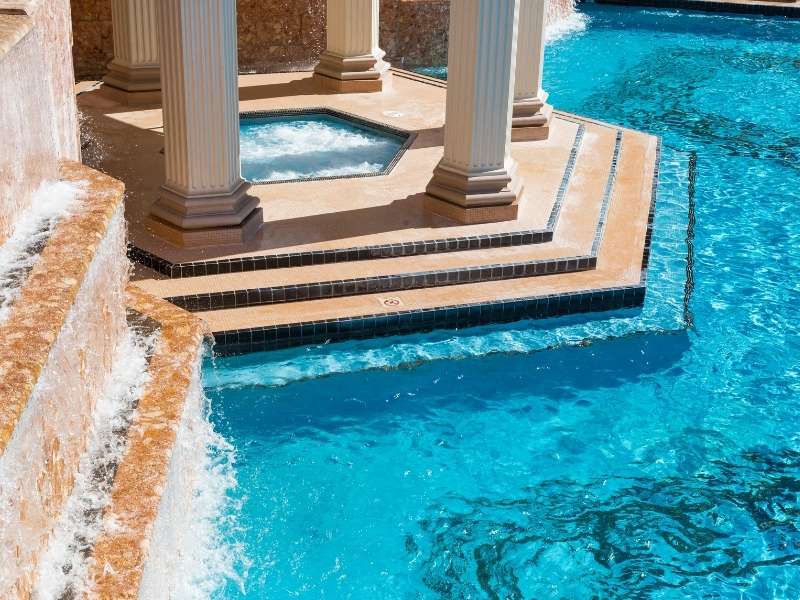 4 Gorgeous Backyard Pools - Backyard Summer Pool with Hot Tub