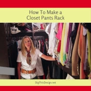 How To Make A Closet Pants Rack