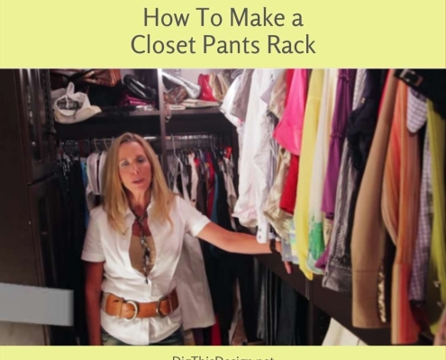 How To Make A Closet Pants Rack