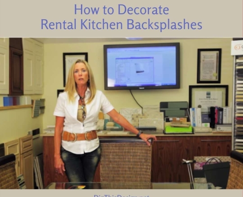 How to Decorate Rental Kitchen Backsplashes