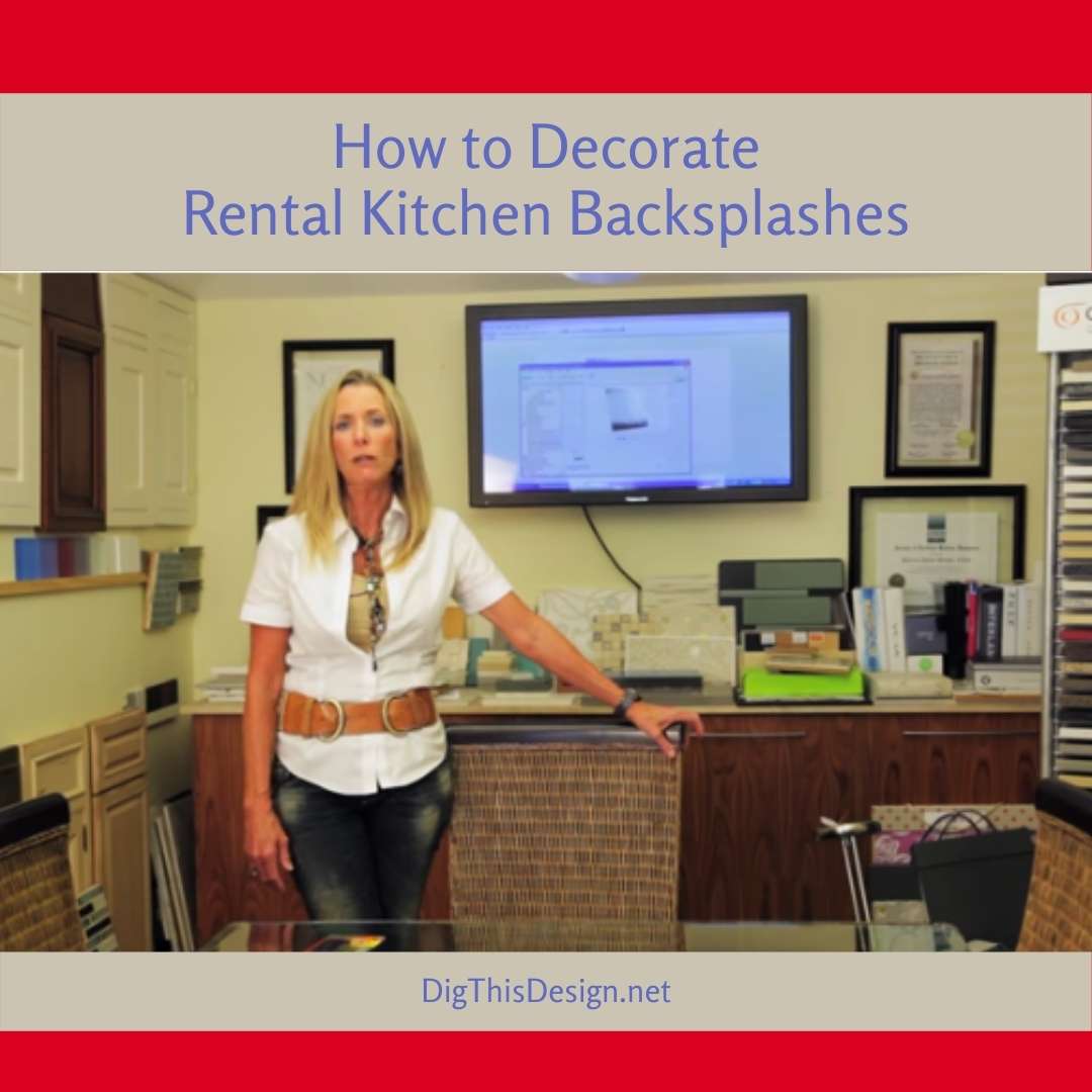 How to Decorate Rental Kitchen Backsplashes