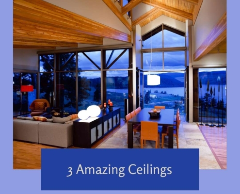 3 Amazing Ceilings