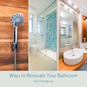 Ways to Renovate Your Bathroom