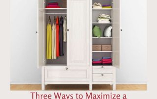 Three Ways to Maximize a Small Closet Space