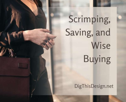 Scrimping, Saving, and Wise Buying