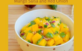 Recipe Clean Cut Ceviche with Mango Salsa and Red Onion