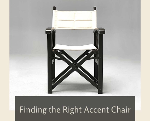 Finding The Right Accent Chair