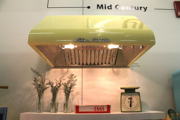 Big Chill retro yellow hood at architectural home design show nyc