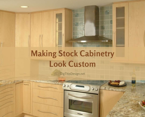 Making Stock Cabinetry Look Custom