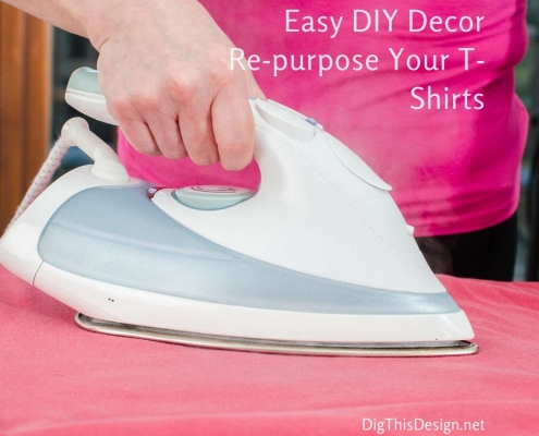 Easy DIY Decor - Re-purpose Your T-Shirts
