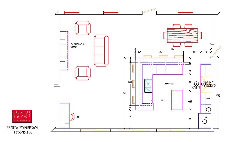 interior architecture kitchen layout island cabinet shape bar seating design