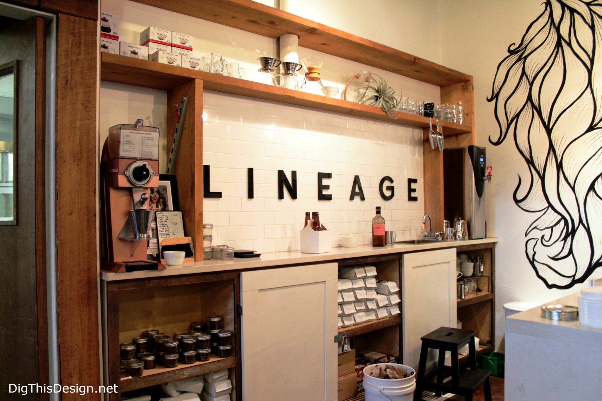 Lineage coffee roaster and shop at East End Market