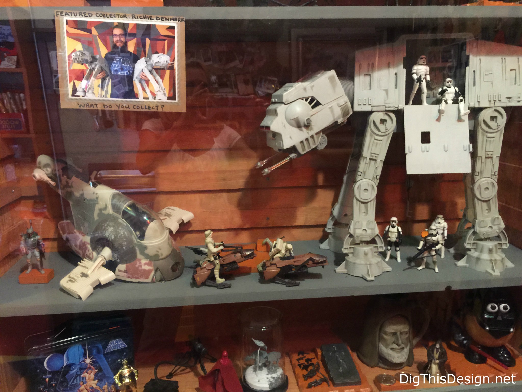 Satchel's collection of Star Wars memorabilia 