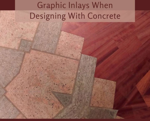 Graphic Inlays When Designing With Concrete