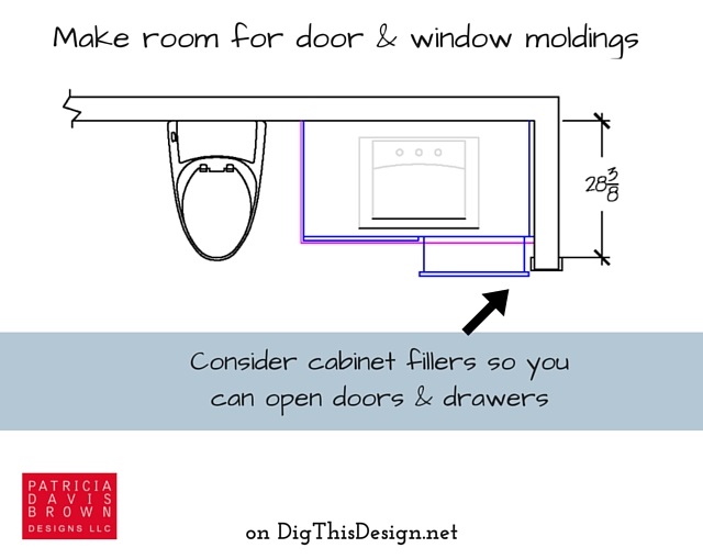 Consider moldings widths