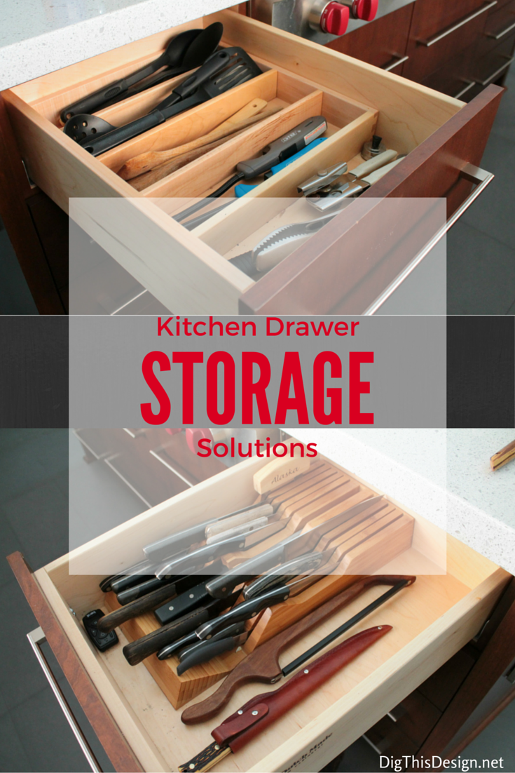 kitchen drawer utensil and knife organizer accessories