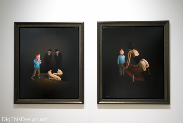 Contemporary art oil painting by Ole Ahlberg at Scope of Art Miami 2015