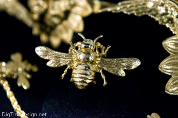 Mordekai by ken borochov gold bee jewelry at Scope of Art Miami 2015