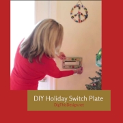 DIY Holiday Switch Plate to Add The Finishing Touch to Any Room