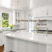 Top Home Design Trends For 2016