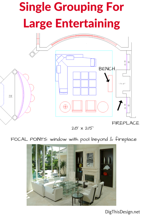 Furniture Layouts For A Large Living Room