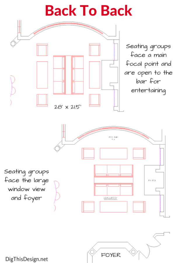 Furniture Layouts For A Large Living Room