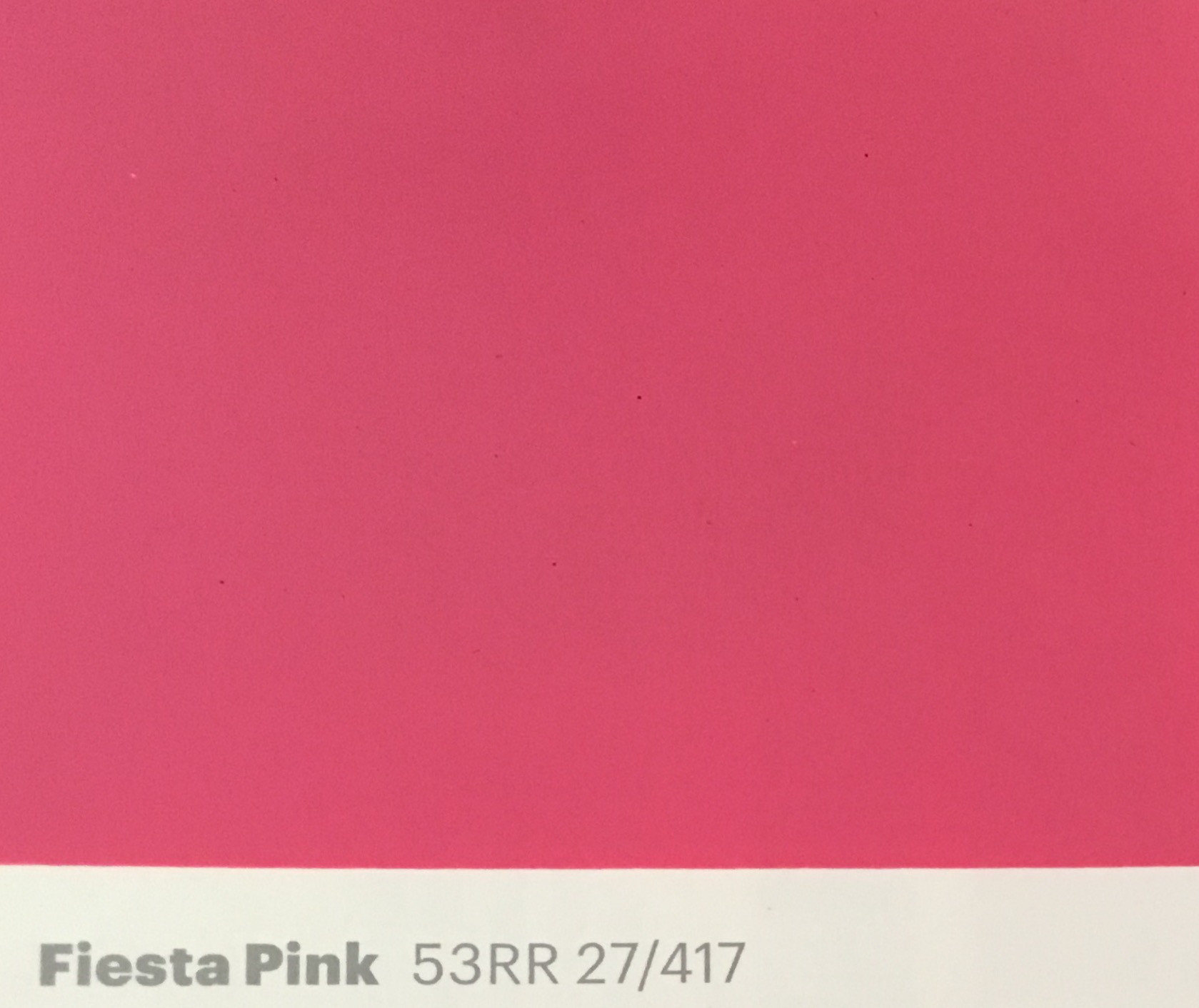 Fiesta Pink by Glidden, paint sample