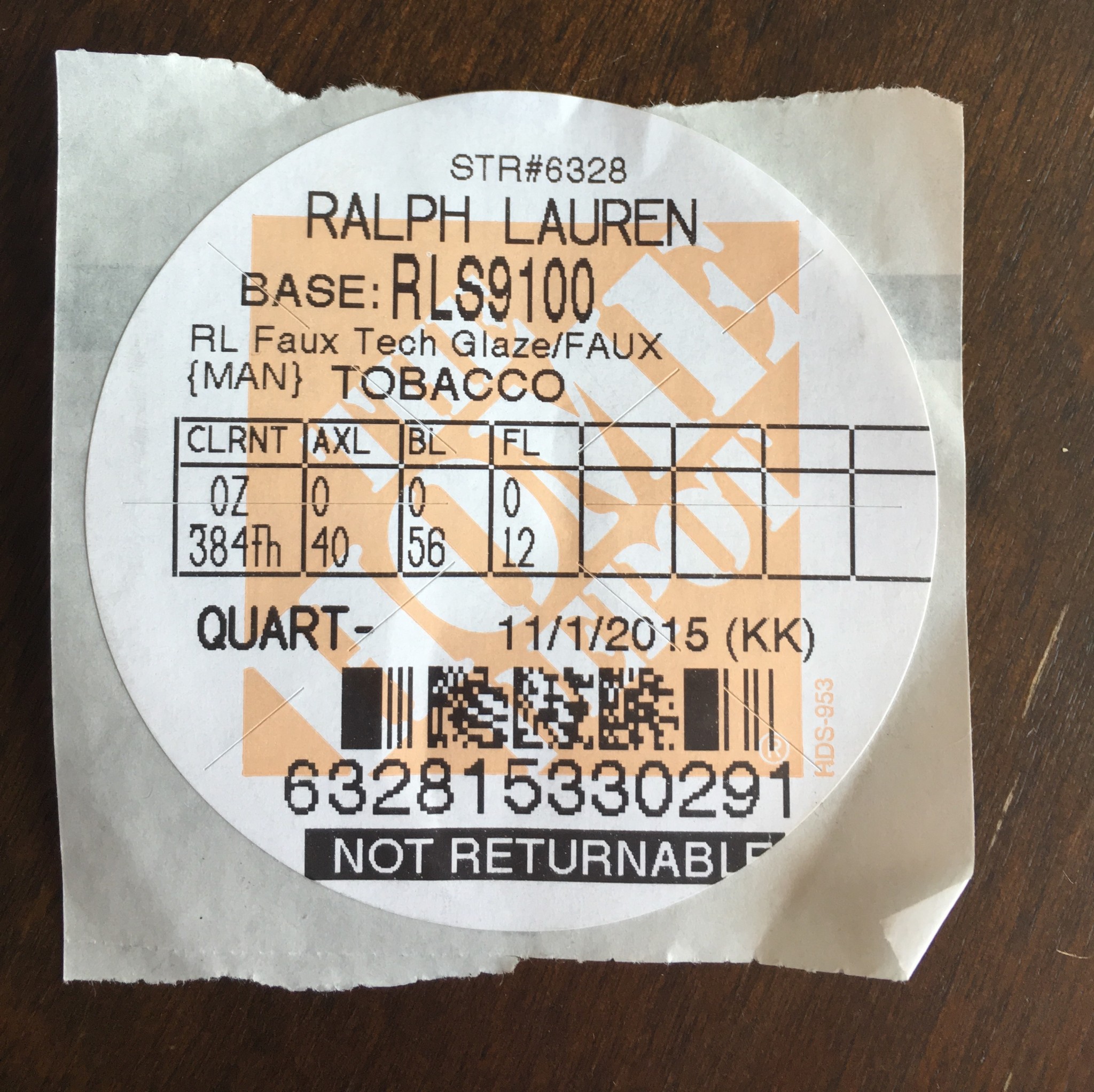 Ralph Lauren glaze