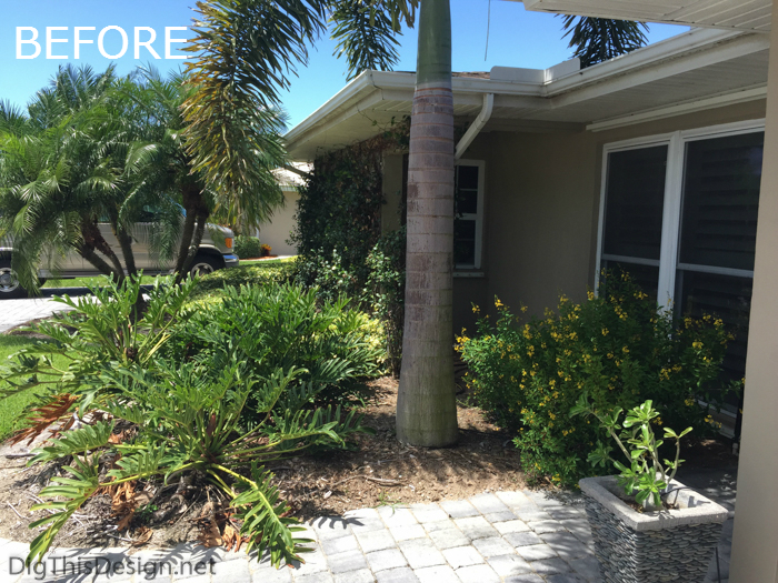 Before front porch makeover.