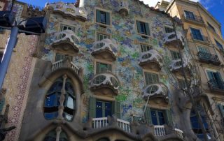 Casa Batlló, another architectural masterpiece by Antoni Gaudi's