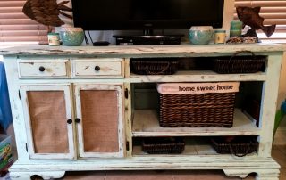 A refurbished cabinet.