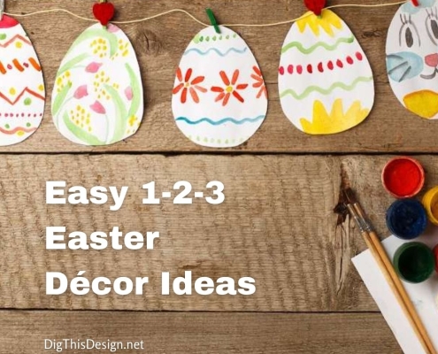 Easy 1-2-3 Easter Décor Ideas