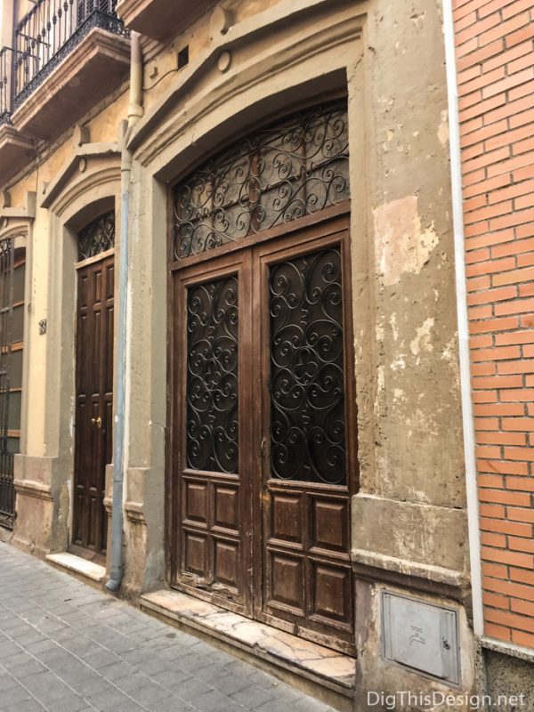 Spanish door in Spain