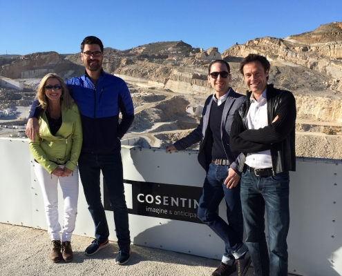 Cosentino's quarry visit with the K+B Insiders.