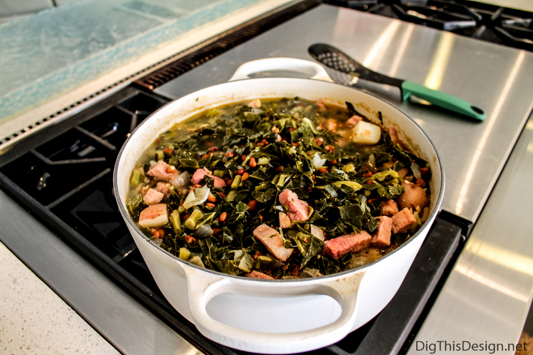 Southern Collard Greens, with ham.