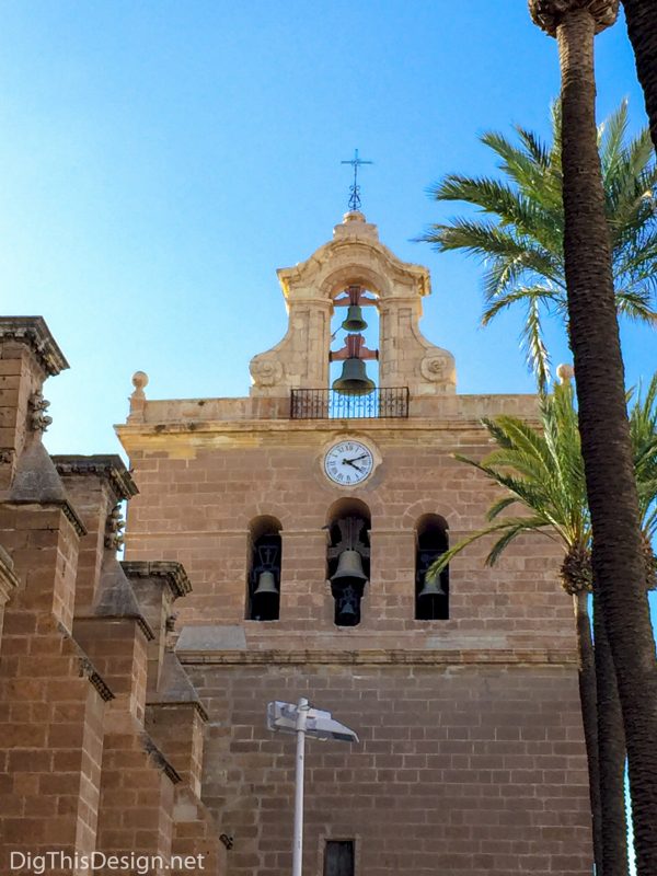 Almeria, Spain - Courtyard at the Cathedral of Almeria