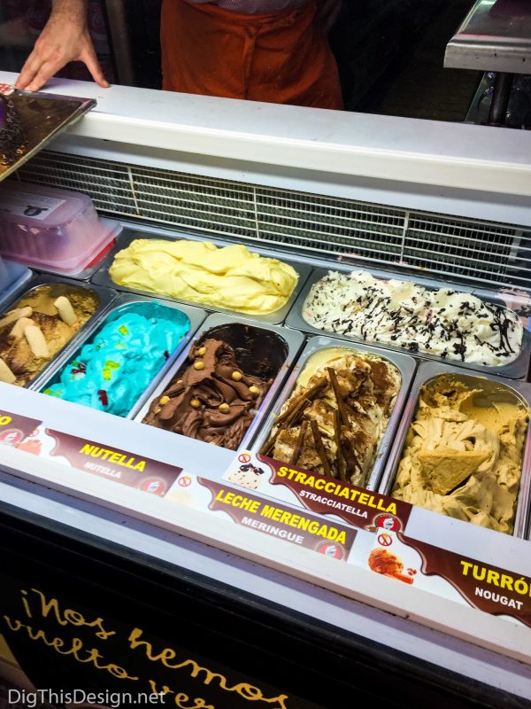 Almeria, Spain - gelato.