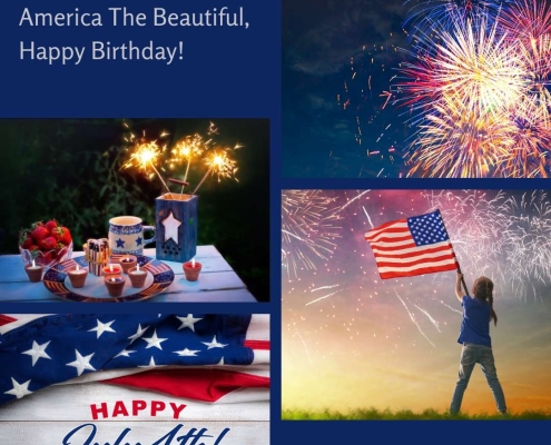 America The Beautiful, Happy Birthday!