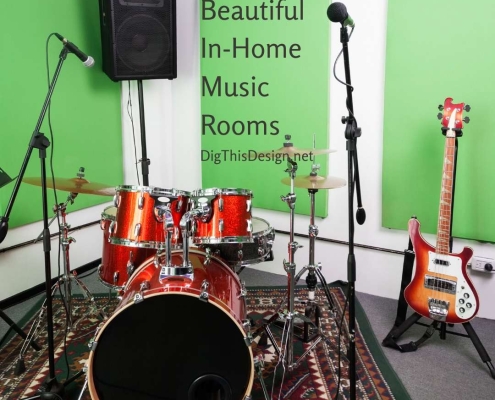 Beautiful In-Home Music Rooms