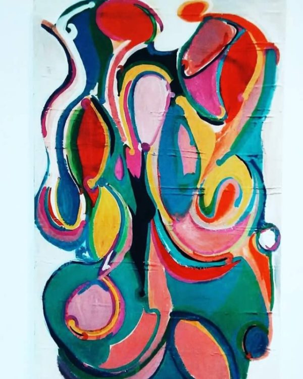 Artist Adam Cook - Bright colored abstract.